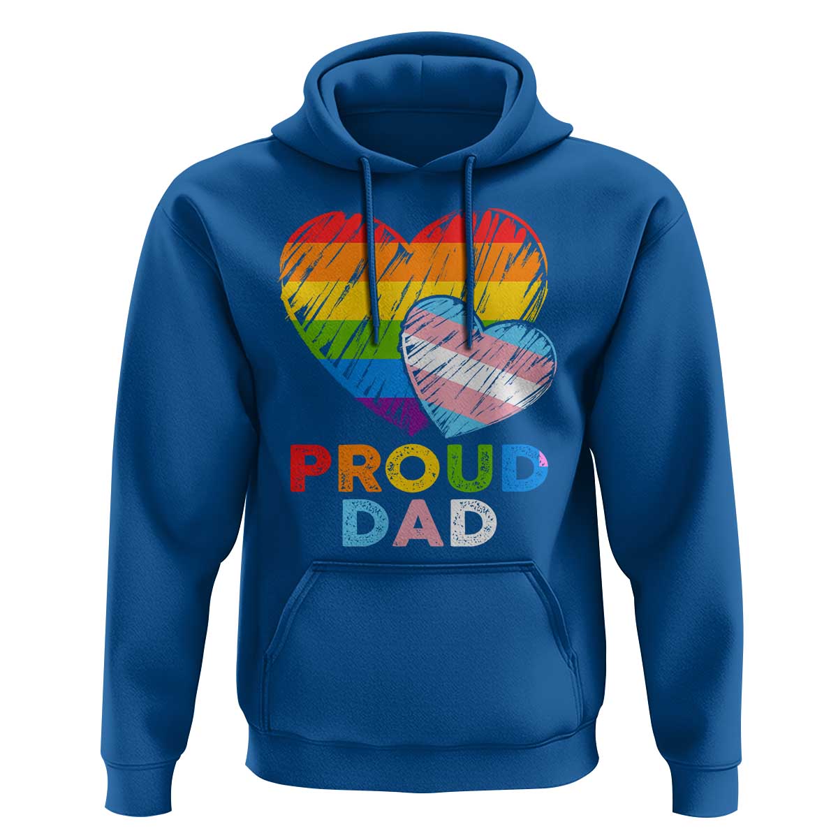 Funny Proud Dad LGBTQ Hoodie LGBT Transgender Flag Heart Fathers Day