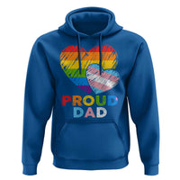 Funny Proud Dad LGBTQ Hoodie LGBT Transgender Flag Heart Fathers Day