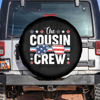 Funny The Cousin Crew 4th Of July Spare Tire Cover Patriotic American Family Matching - Wonder Print Shop