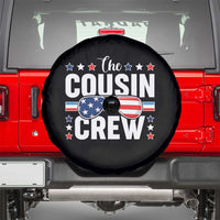 Funny The Cousin Crew 4th Of July Spare Tire Cover Patriotic American Family Matching - Wonder Print Shop