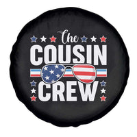 Funny The Cousin Crew 4th Of July Spare Tire Cover Patriotic American Family Matching - Wonder Print Shop