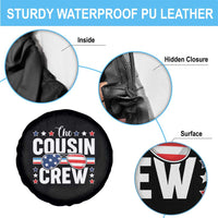 Funny The Cousin Crew 4th Of July Spare Tire Cover Patriotic American Family Matching - Wonder Print Shop