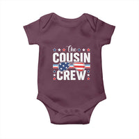 Funny The Cousin Crew 4th Of July Baby Onesie Patriotic American Family Matching - Wonder Print Shop