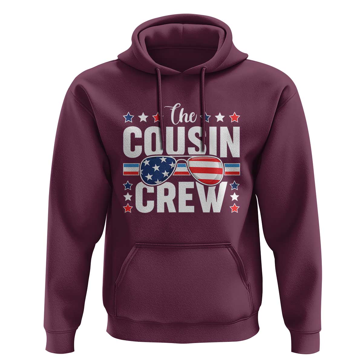 Funny The Cousin Crew 4th Of July Hoodie Patriotic American Family Matching - Wonder Print Shop