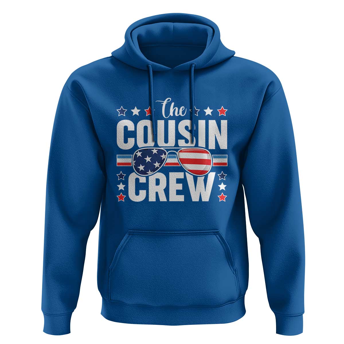 Funny The Cousin Crew 4th Of July Hoodie Patriotic American Family Matching - Wonder Print Shop