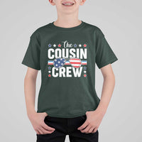 Funny The Cousin Crew 4th Of July T Shirt For Kid Patriotic American Family Matching - Wonder Print Shop