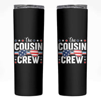 Funny The Cousin Crew 4th Of July Skinny Tumbler Patriotic American Family Matching - Wonder Print Shop