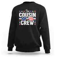 Funny The Cousin Crew 4th Of July Sweatshirt Patriotic American Family Matching - Wonder Print Shop