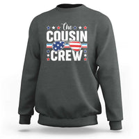 Funny The Cousin Crew 4th Of July Sweatshirt Patriotic American Family Matching - Wonder Print Shop