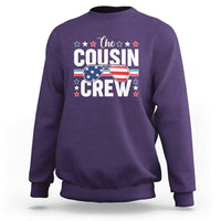 Funny The Cousin Crew 4th Of July Sweatshirt Patriotic American Family Matching - Wonder Print Shop