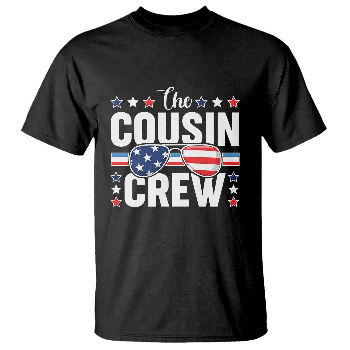 Funny The Cousin Crew 4th Of July T Shirt Patriotic American Family Matching - Wonder Print Shop