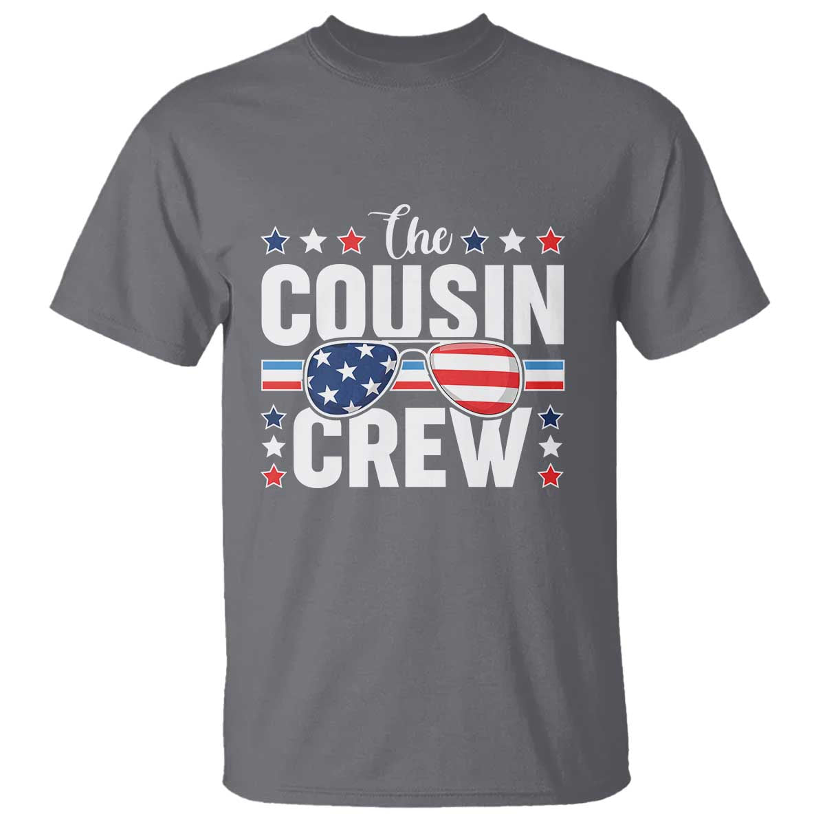 Funny The Cousin Crew 4th Of July T Shirt Patriotic American Family Matching - Wonder Print Shop