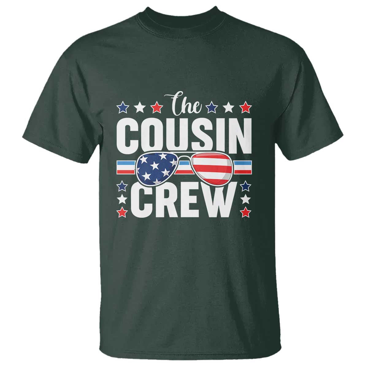 Funny The Cousin Crew 4th Of July T Shirt Patriotic American Family Matching - Wonder Print Shop