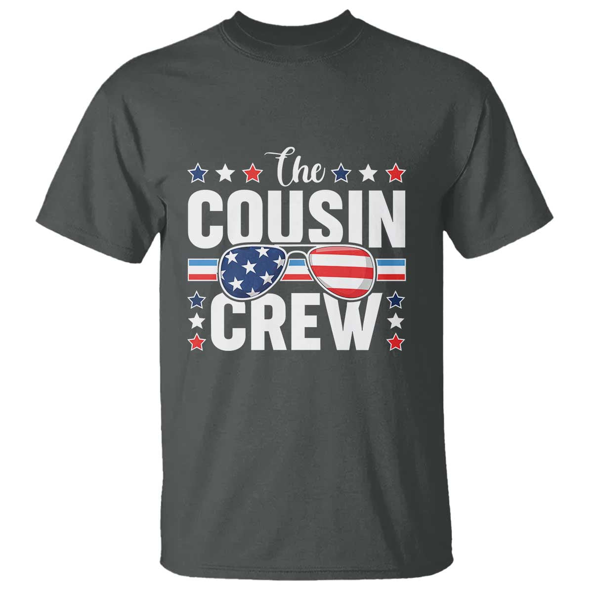 Funny The Cousin Crew 4th Of July T Shirt Patriotic American Family Matching - Wonder Print Shop