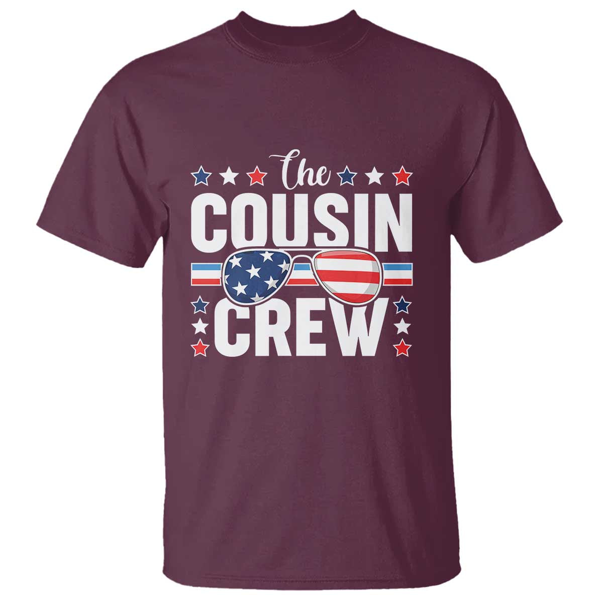 Funny The Cousin Crew 4th Of July T Shirt Patriotic American Family Matching - Wonder Print Shop