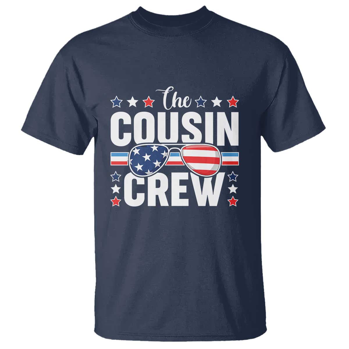 Funny The Cousin Crew 4th Of July T Shirt Patriotic American Family Matching - Wonder Print Shop