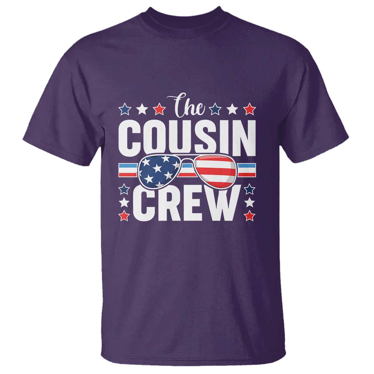 Funny The Cousin Crew 4th Of July T Shirt Patriotic American Family Matching - Wonder Print Shop