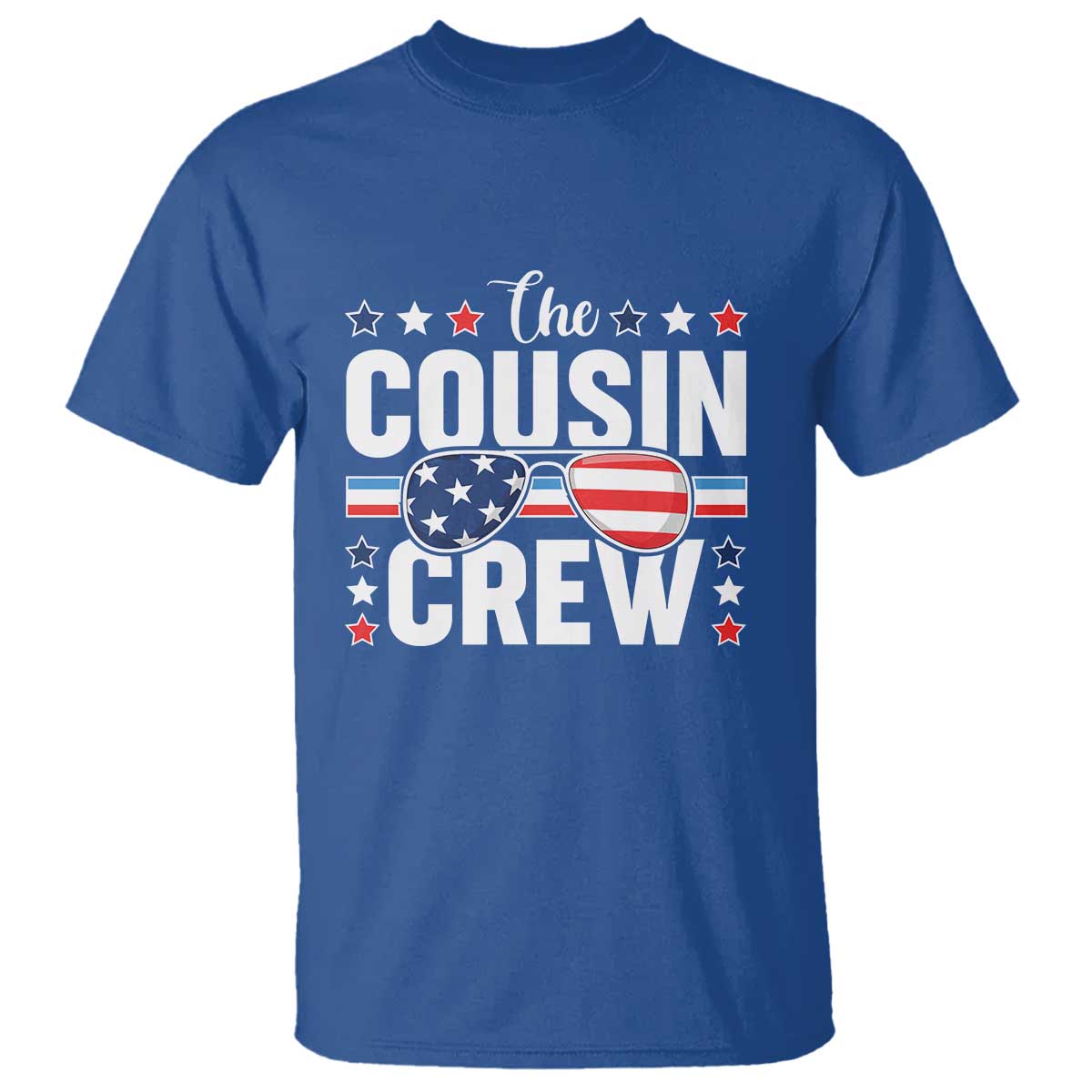 Funny The Cousin Crew 4th Of July T Shirt Patriotic American Family Matching - Wonder Print Shop