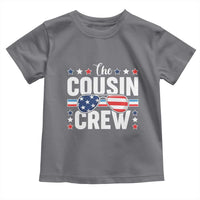 Funny The Cousin Crew 4th Of July Toddler T Shirt Patriotic American Family Matching - Wonder Print Shop
