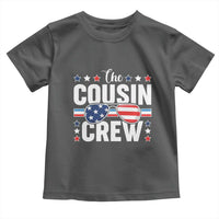 Funny The Cousin Crew 4th Of July Toddler T Shirt Patriotic American Family Matching - Wonder Print Shop