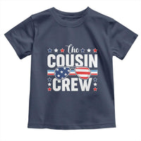 Funny The Cousin Crew 4th Of July Toddler T Shirt Patriotic American Family Matching - Wonder Print Shop