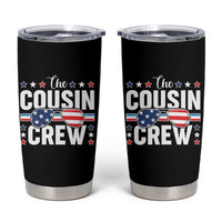 Funny The Cousin Crew 4th Of July Tumbler Cup Patriotic American Family Matching - Wonder Print Shop