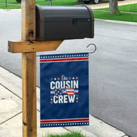 Funny The Cousin Crew 4th Of July Garden Flag Patriotic American Family Matching