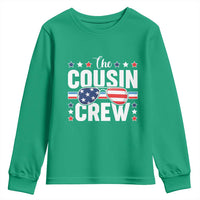 Funny The Cousin Crew 4th Of July Youth Sweatshirt Patriotic American Family Matching - Wonder Print Shop