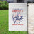Funny 4th of July Western Cowboy Garden Flag America Land Of The Yee Home Of The Haw - Wonder Print Shop