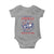 Funny 4th of July Western Cowboy Baby Onesie America Land Of The Yee Home Of The Haw - Wonder Print Shop