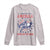 Funny 4th of July Western Cowboy Long Sleeve Shirt America Land Of The Yee Home Of The Haw - Wonder Print Shop