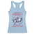 Funny 4th of July Western Cowboy Racerback Tank Top America Land Of The Yee Home Of The Haw - Wonder Print Shop