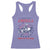 Funny 4th of July Western Cowboy Racerback Tank Top America Land Of The Yee Home Of The Haw - Wonder Print Shop