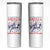 Funny 4th of July Western Cowboy Skinny Tumbler America Land Of The Yee Home Of The Haw - Wonder Print Shop