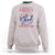 Funny 4th of July Western Cowboy Sweatshirt America Land Of The Yee Home Of The Haw - Wonder Print Shop