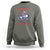 Funny 4th of July Western Cowboy Sweatshirt America Land Of The Yee Home Of The Haw - Wonder Print Shop