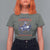 Funny 4th of July Western Cowboy T Shirt For Women America Land Of The Yee Home Of The Haw - Wonder Print Shop
