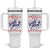 Funny 4th of July Western Cowboy Tumbler With Handle America Land Of The Yee Home Of The Haw - Wonder Print Shop