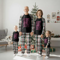 Funny My Daughter And I Talk Shit About You Plaid Pajama Set - Wonder Print Shop
