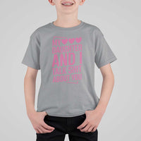 Funny My Daughter And I Talk Shit About You T Shirt For Kid - Wonder Print Shop