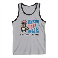 Funny 4th Of July Pregnancy Announcement Racoon Tank Top Red White And Due Eating For Two - Wonder Print Shop