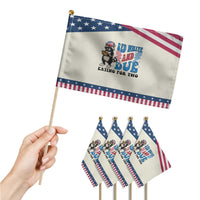 Funny 4th Of July Pregnancy Announcement Racoon Patriotic Handheld Flag Red White And Due Eating For Two