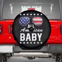 Funny All American Baby 4th Of July Spare Tire Cover Family Matching Sunglasses - Wonder Print Shop
