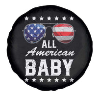 Funny All American Baby 4th Of July Spare Tire Cover Family Matching Sunglasses - Wonder Print Shop
