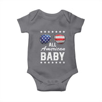 Funny All American Baby 4th Of July Baby Onesie Family Matching Sunglasses - Wonder Print Shop