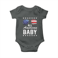 Funny All American Baby 4th Of July Baby Onesie Family Matching Sunglasses - Wonder Print Shop