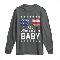 Funny All American Baby 4th Of July Long Sleeve Shirt Family Matching Sunglasses - Wonder Print Shop