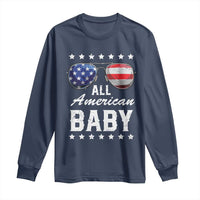 Funny All American Baby 4th Of July Long Sleeve Shirt Family Matching Sunglasses - Wonder Print Shop