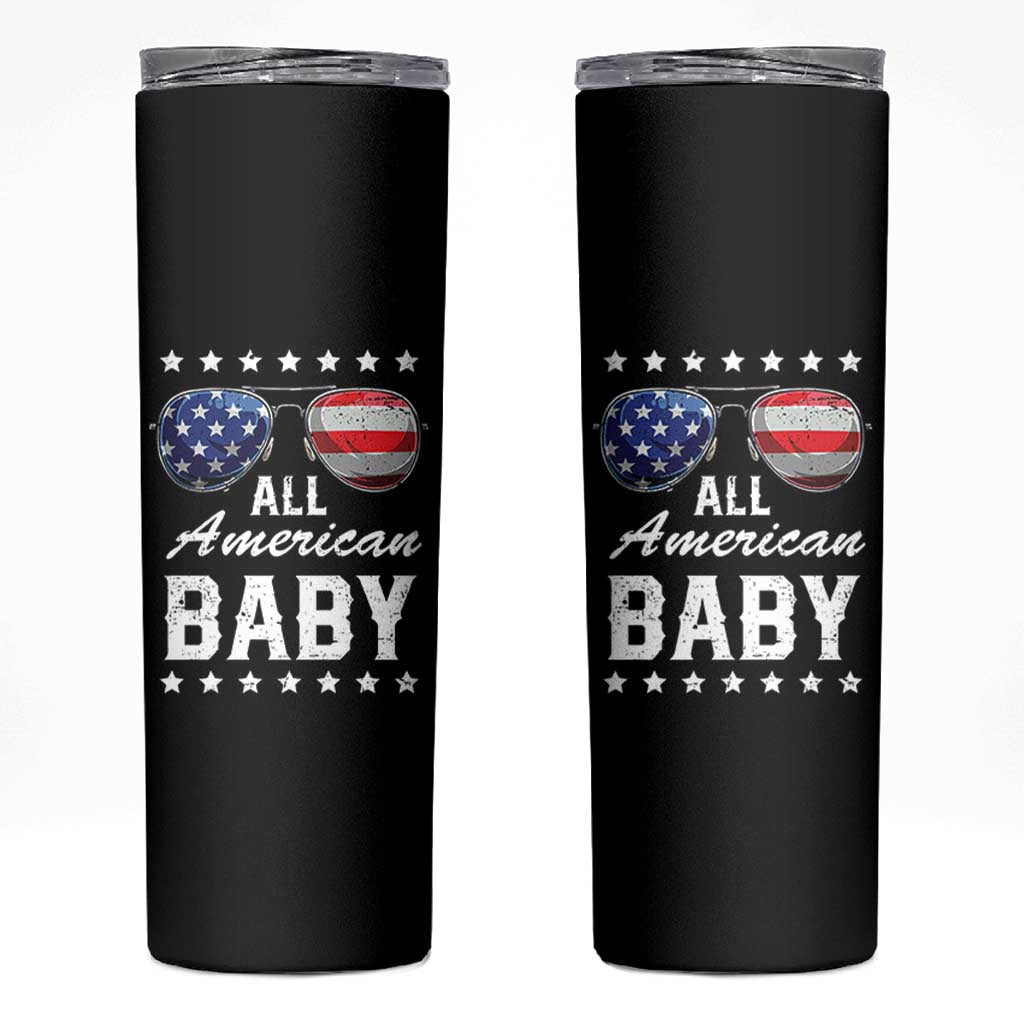 Funny All American Baby 4th Of July Skinny Tumbler Family Matching Sunglasses - Wonder Print Shop