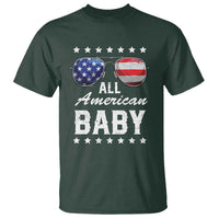 Funny All American Baby 4th Of July T Shirt Family Matching Sunglasses - Wonder Print Shop